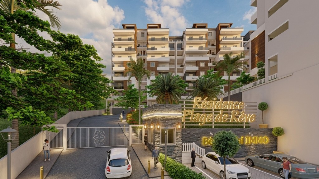 Vue panoramique du quartier résidentiel